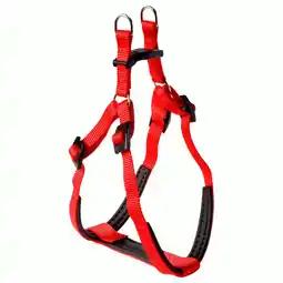Pets Place Adori Harnas Nylon Soft - Harnas - Rood&Zwart S aanbieding