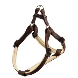 Pets Place Adori Harnas Nylon Soft - Harnas - Bruin&Zwart M aanbieding