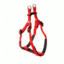 Pets Place Adori Harnas Nylon Soft - Harnas - Rood&Zwart M aanbieding