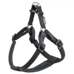Pets Place Adori Harnas Nylon Soft - Harnas - Zwart&Zwart L aanbieding