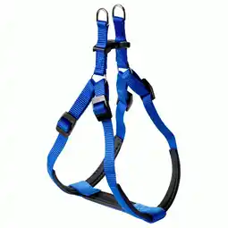 Pets Place Adori Harnas Nylon Soft - Harnas - Blauw&Zwart S aanbieding