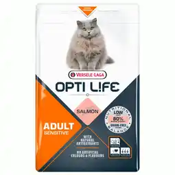 Pets Place Opti Life Cat Sensitive - Kattenbrokken - Zalm 1 kg aanbieding