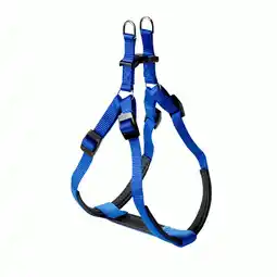 Pets Place Adori Harnas Nylon Soft - Harnas - Blauw&Zwart M aanbieding