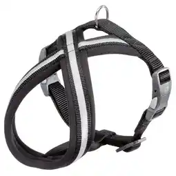 Pets Place Adori Nylon Soft Harnas Cross - Harnas - Zwart&Reflecterend XS aanbieding