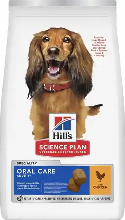 Pets Place Hill's Science Plan Oral Care Adult - Hondenbrokken - Kip 2 kg aanbieding
