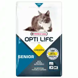 Pets Place Opti Life Cat Senior - Kattenbrokken - Kip 1 kg aanbieding