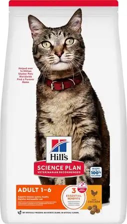 Pets Place Hill's Science Plan Adult - Kattenbrokken - Kip 1,5 kg aanbieding