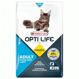 Pets Place Opti Life Cat Sterilised/Light - Kattenbrokken - Kip 7,5 kg aanbieding
