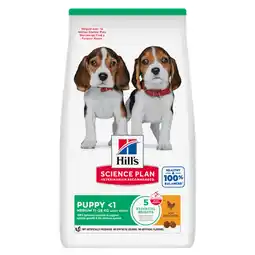 Pets Place Hill's Science Plan Medium Puppy - Hondenbrokken - Kip 2,5 kg aanbieding