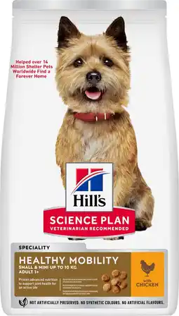 Pets Place Hill's Science Plan Healthy Mobility Small & Mini Adult - Hondenbrokken - Kip 1,5 kg aanbieding
