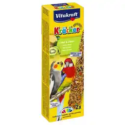 Pets Place Vitakraft Valkparkiet Kracker - Kräcker - 2 stuks Kiwi aanbieding