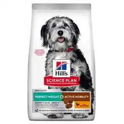 Pets Place Hill's Science Plan Perfect Weight & Active Mobility Medium Breed - Hondenbrokken - Kip 2,5 kg aanbieding
