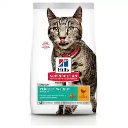 Pets Place Hill's Science Plan Perfect Weight Adult - Kattenbrokken - 1,5 kg aanbieding