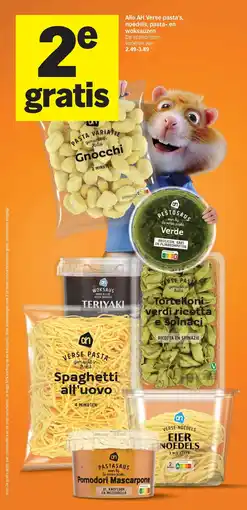 Albert Heijn AH Verse Pasta's, Noedels, Pasta- en Woksauzen aanbieding