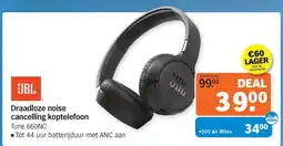 Albert Heijn JBL Draadloze Noise Cancelling Koptelefoon aanbieding