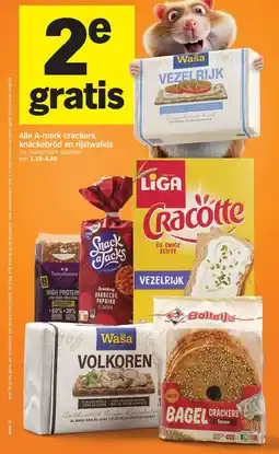 Albert Heijn A-Merk Crackers, Knäckebröd en Rijstwafels aanbieding