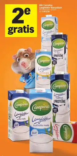 Albert Heijn Alle Campina Langlekker aanbieding