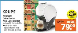 Albert Heijn Krups Nescafé Dolce Gusto NEO Latte Bundel aanbieding
