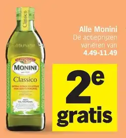 Albert Heijn Alle Monini aanbieding
