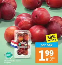 Albert Heijn AH Nederlandse pruimen aanbieding