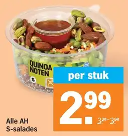 Albert Heijn Alle AH S-Salades aanbieding