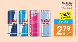 Albert Heijn Alle Red Bull aanbieding
