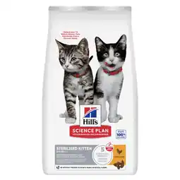 Pets Place Hill's Sterilised Kitten - Kattenbrokken - Kip 300 g aanbieding