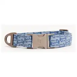 Pets Place Dogguo Denim Collar - Halsband - Denim S aanbieding