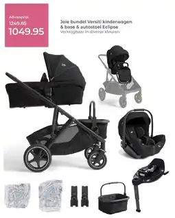 Prenatal Joie bundel Versiti kinderwagen & base & autostoel Eclipse aanbieding