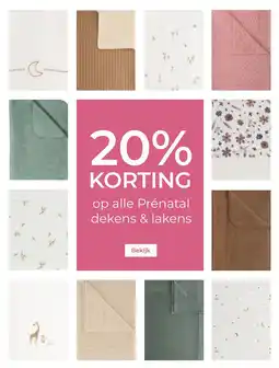 Prenatal Prénatal dekens & lakens aanbieding