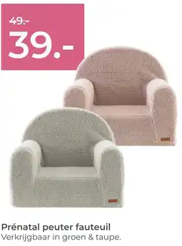 Prenatal Prénatal peuter fauteuil aanbieding