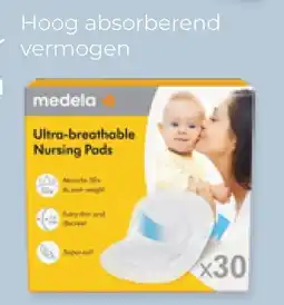 Prenatal Medela ultra-breathable nursing pads aanbieding