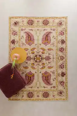 Wehkamp NOUS Living vloerkleed Romina roze/burgundy (290x200cm) aanbieding