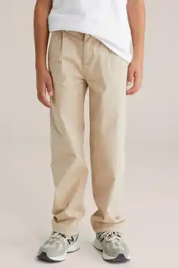 Wehkamp WE Fashion Blue Ridge casual broek beige aanbieding