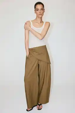 Wehkamp Mango barrel broek - kaki aanbieding