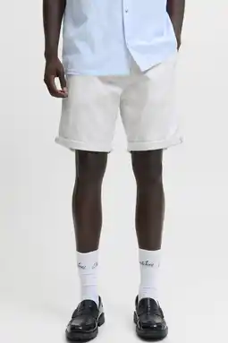 Wehkamp JACK & JONES PANTS STUDIO JPSTBOWIE regular chino short wit aanbieding