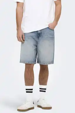 Wehkamp ONLY & SONS ONSFADE denim short medium blue denim aanbieding