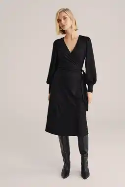 Wehkamp WE Fashion A-lijn jurk zwart aanbieding