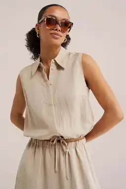 Wehkamp WE Fashion top beige aanbieding