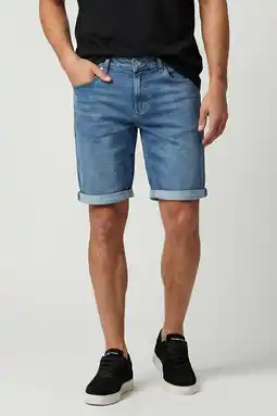 Wehkamp Cars CALIFORNIA denim regular short stonewashed aanbieding