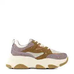 Wehkamp Oxmox chunky sneakers lila/camel/wit aanbieding