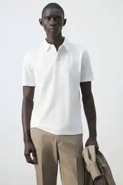 Wehkamp Mango Man slim polo wit aanbieding