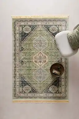 Wehkamp NOUS Living vloerkleed Granby groen (230x160 cm) aanbieding