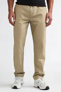 Wehkamp Petrol Industries tapered chino met linnen zand aanbieding