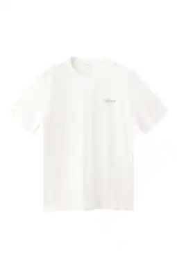 Wehkamp Mango Man regular fit T-shirt met backprint - wit aanbieding