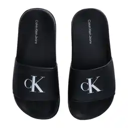 Wehkamp Calvin Klein Freddie badslippers zwart aanbieding