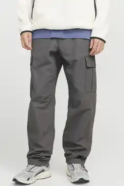 Wehkamp JACK & JONES PANTS STUDIO relaxed cargobroek grijs aanbieding