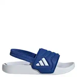Wehkamp adidas Sportswear Adilette Estrap 2.0 badslippers met hielbanje blauw aanbieding
