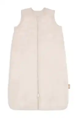Wehkamp Jollein mouwloze baby slaapzak Velvet Oatmeal beige aanbieding