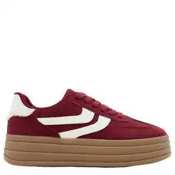 Wehkamp Graceland suède sneakers bordeaux aanbieding